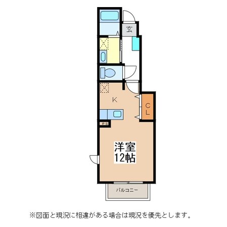 ヴィラ・ソレアードの物件間取画像